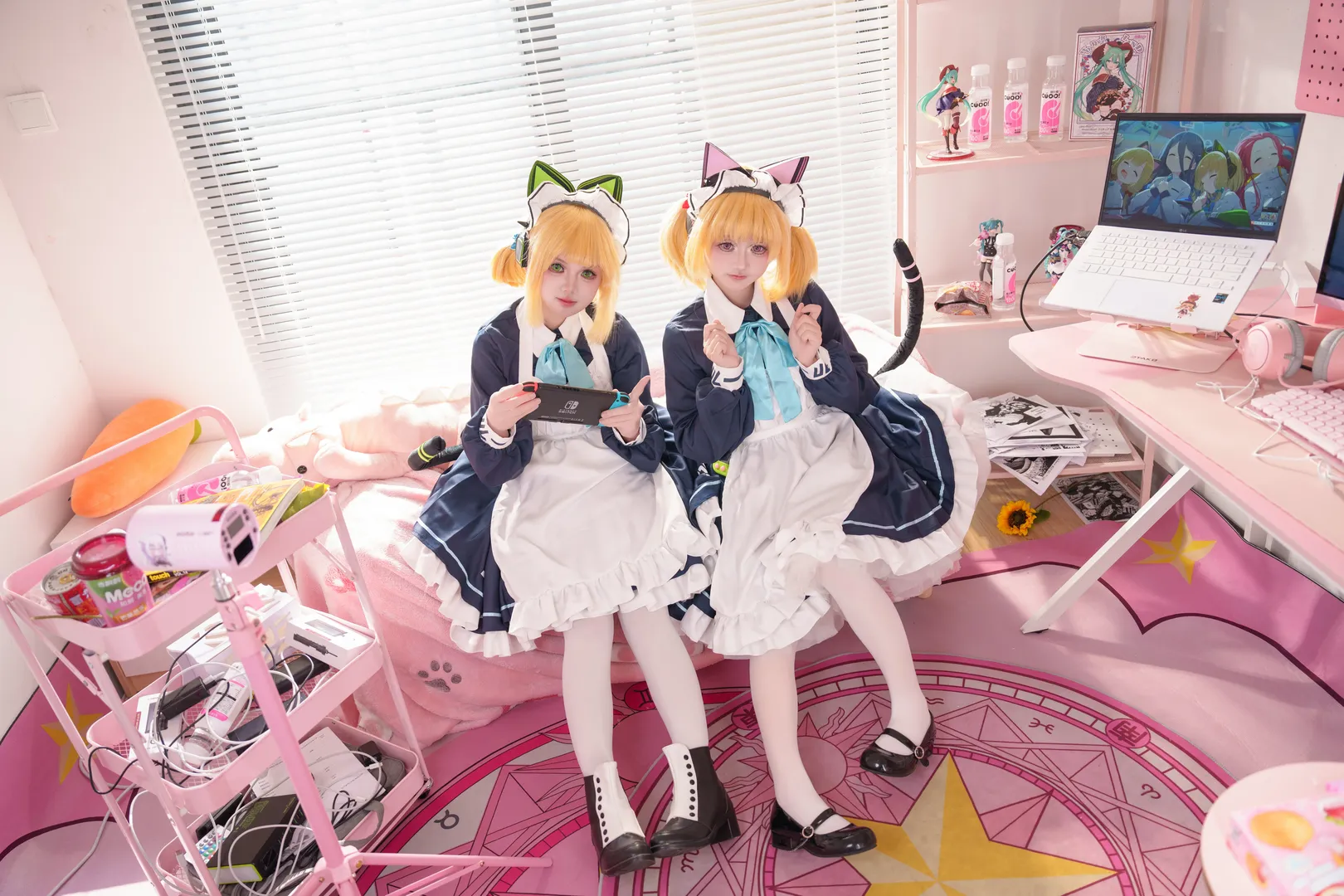 [Saiba Midori cosplay] Blue Archive: Everyday Life of the Cat-Eared E-sports Girl - Image 4