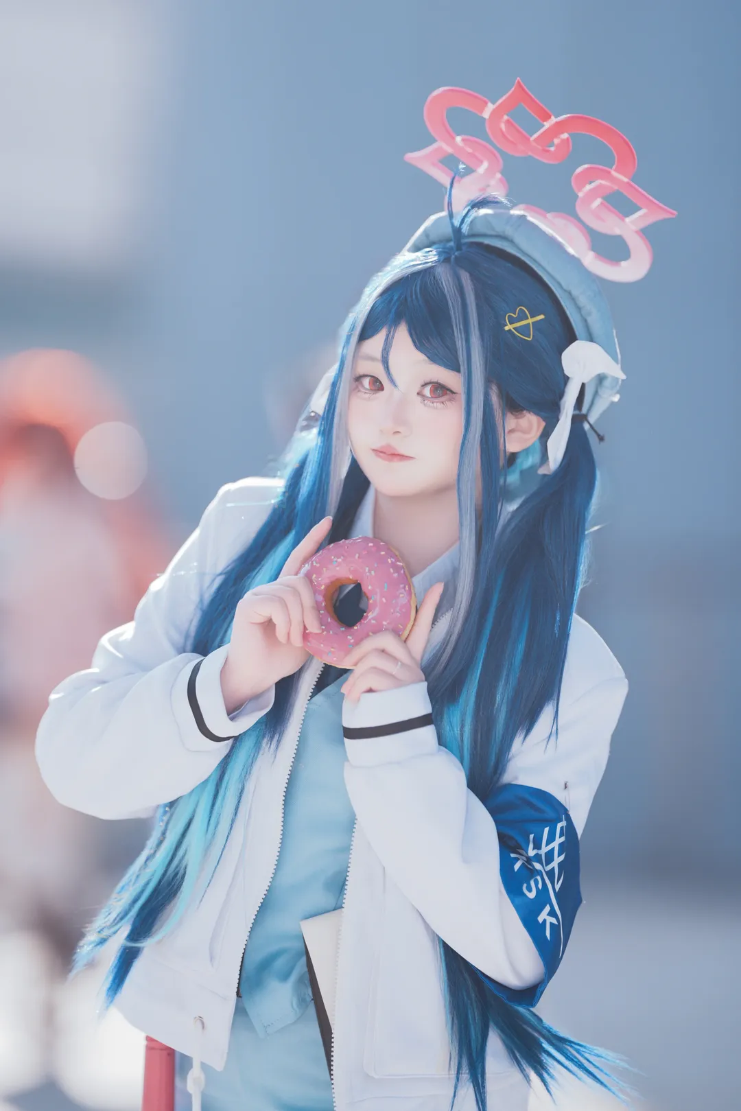 【合歡垣吹雪cos】CP32的藍白色調，少見的學生角色場照 - 第 2 張