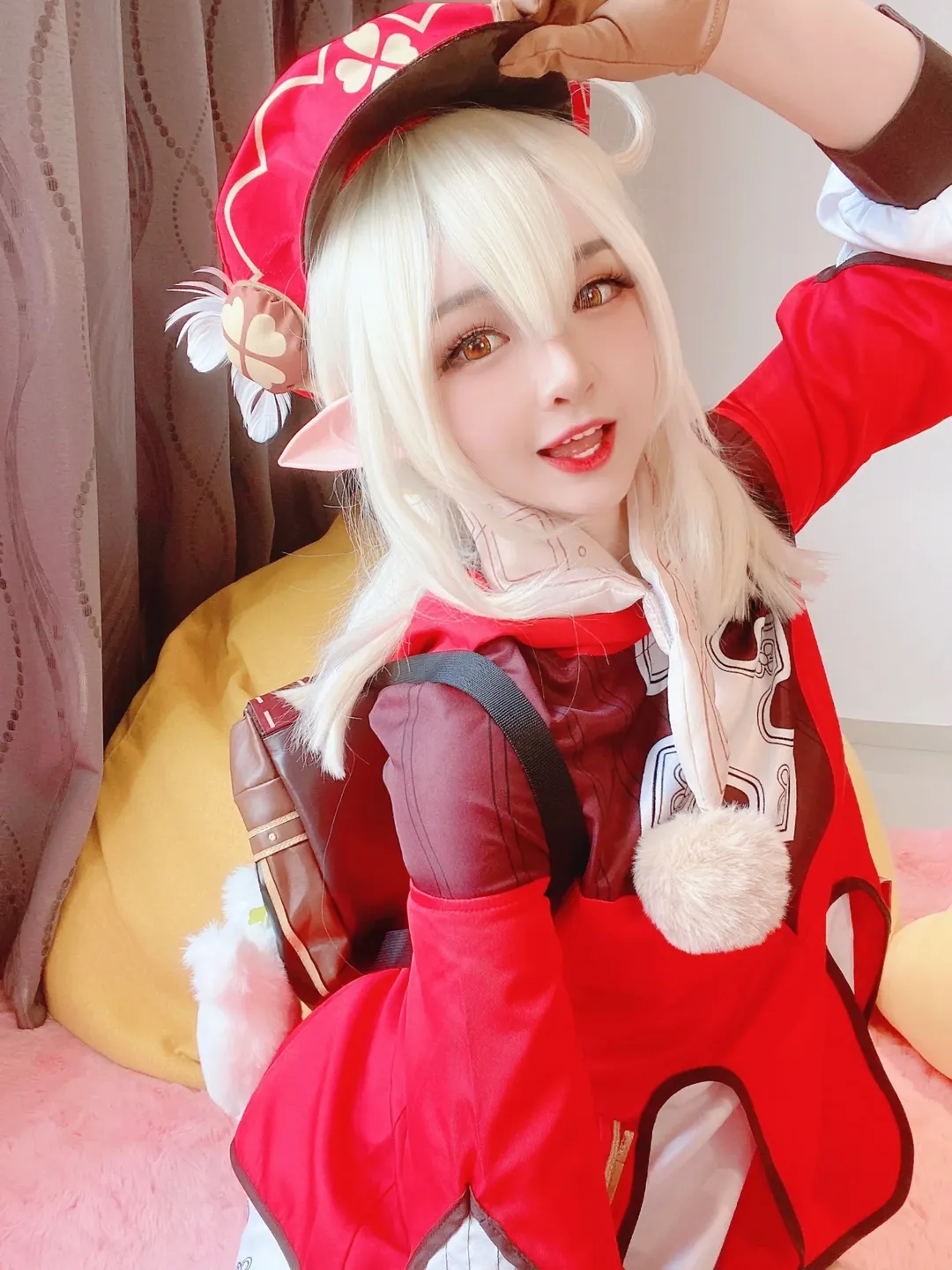 【可莉cos】原神蒙德的火花骑士带着蹦蹦炸弹来啦