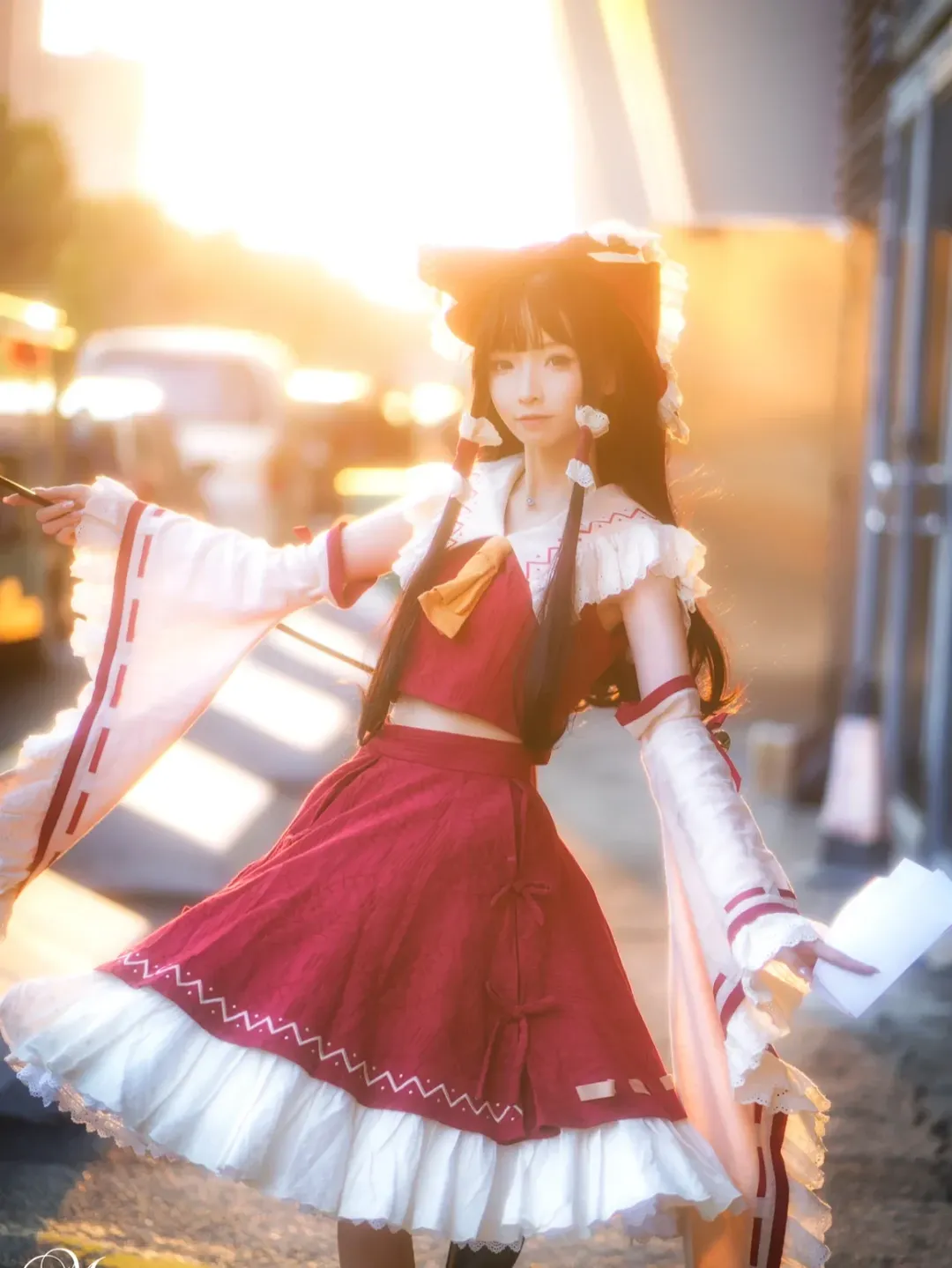 【博丽灵梦cos】深圳国际电玩节中的东方Project红白巫女 - 第 5 张