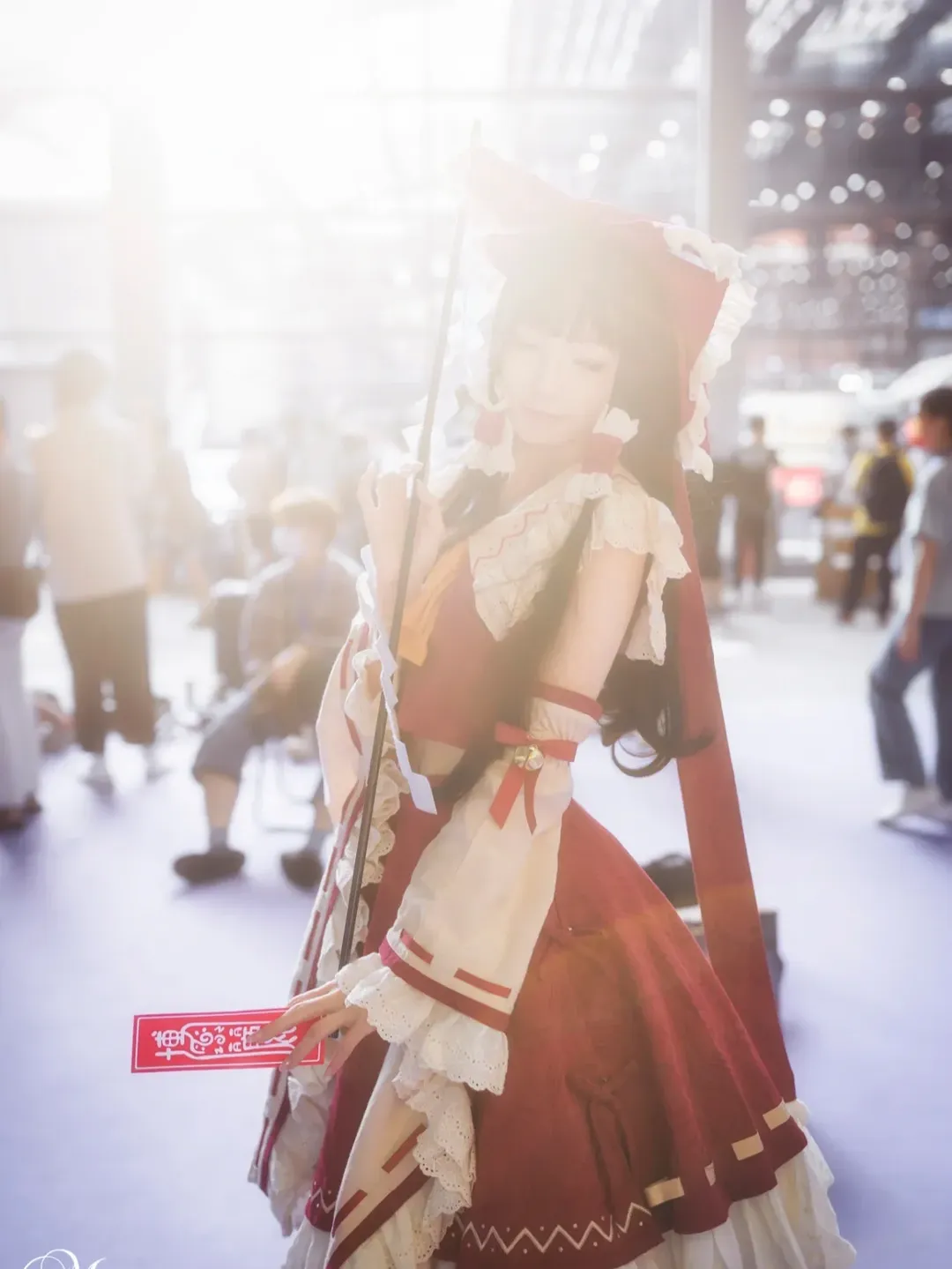 【博丽灵梦cos】深圳国际电玩节中的东方Project红白巫女 - 第 8 张