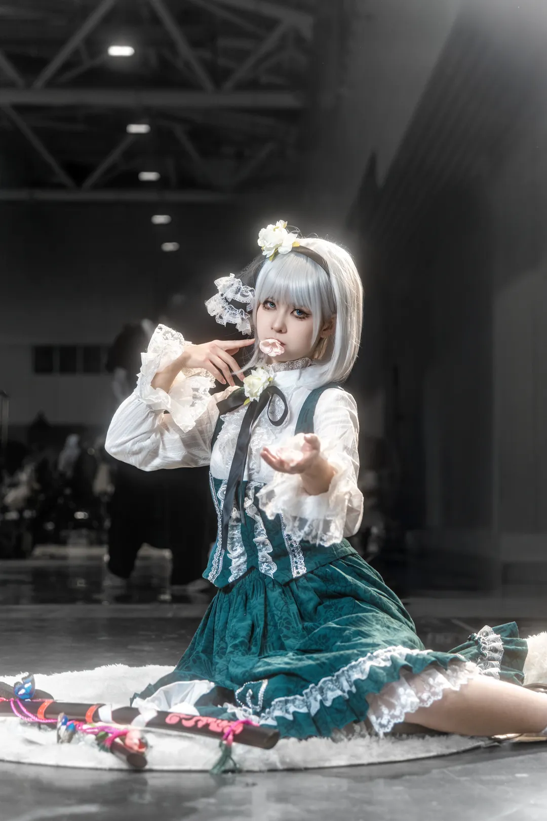 【魂魄妖梦cos】幽幽子大人的庭师在此，东方project漫展场照分享