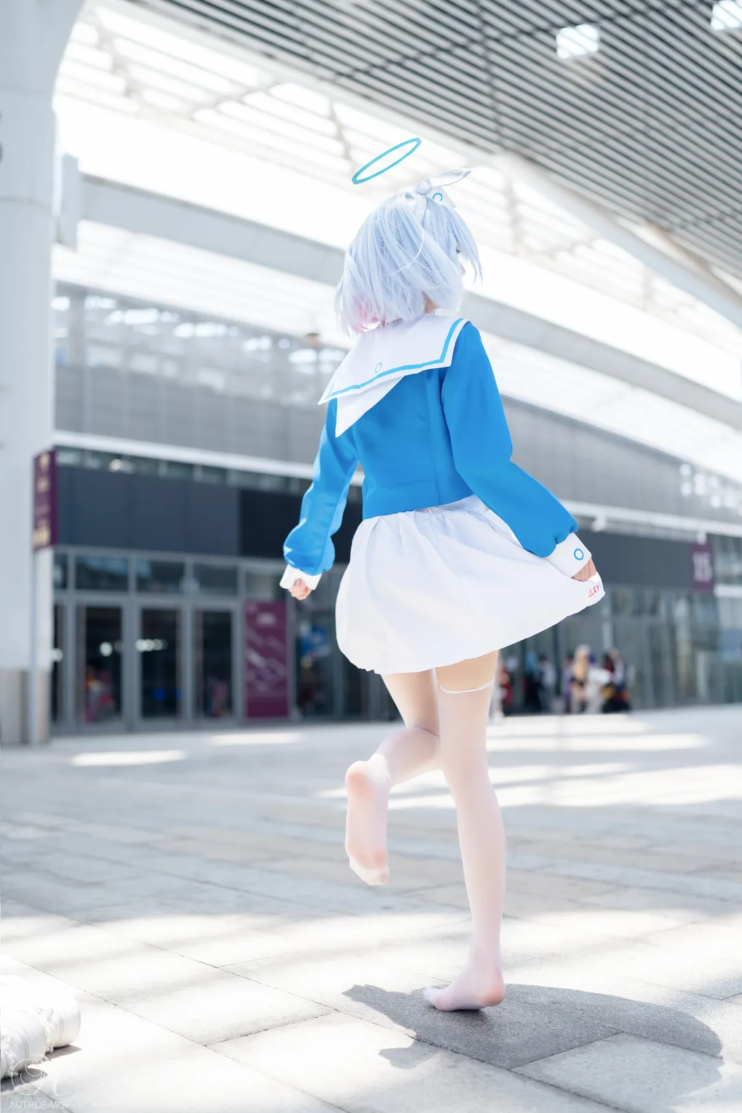 【阿罗娜cos】蔚蓝档案的蓝色恶魔，这份抽卡祝福请收下！