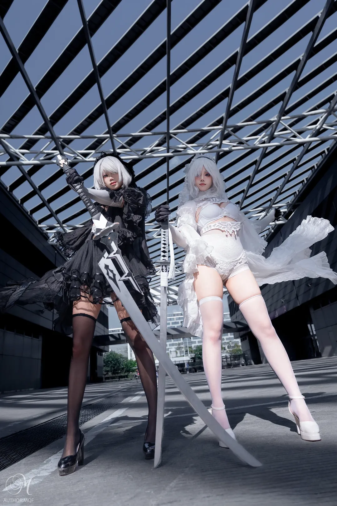 【2bcos】尼尔机械纪元黑白花嫁漫展返图 - 第 1 张