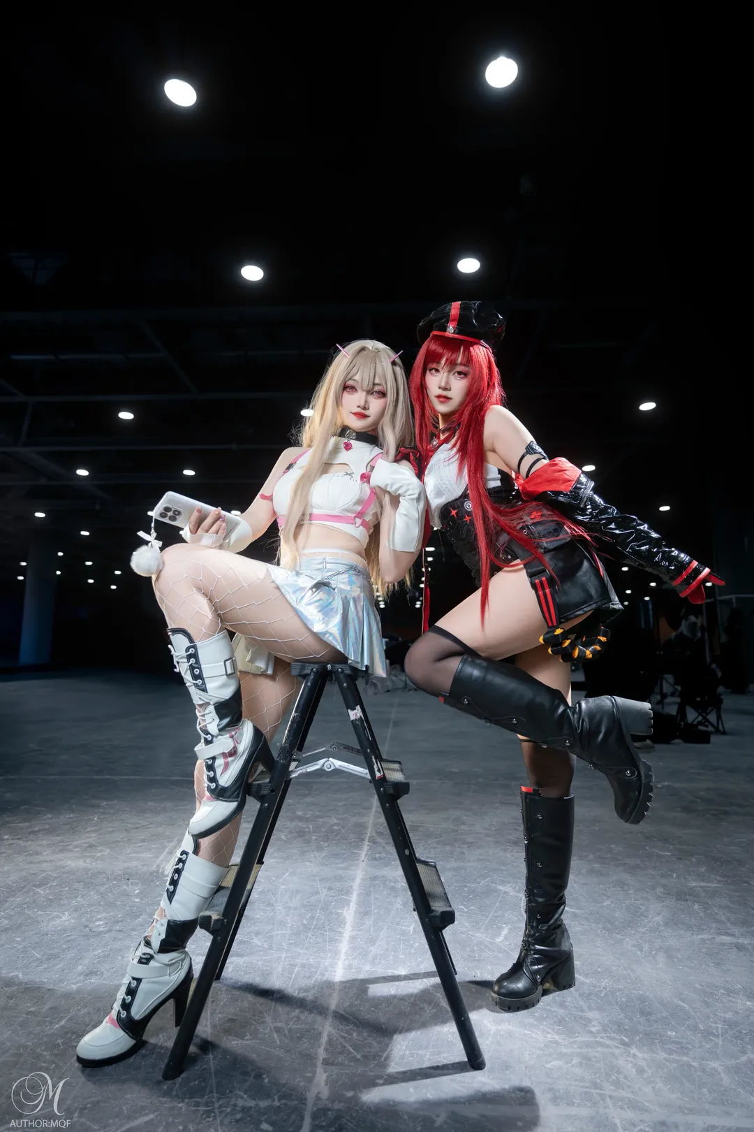 【拉毗&毒蛇cos】胜利女神双人场照，超广角记录萤火虫漫展 - 第 3 张