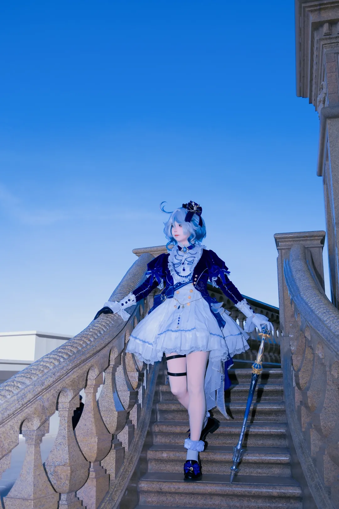 【芙宁娜cos】蓝色舞曲的舞台呈现 - 第 11 张