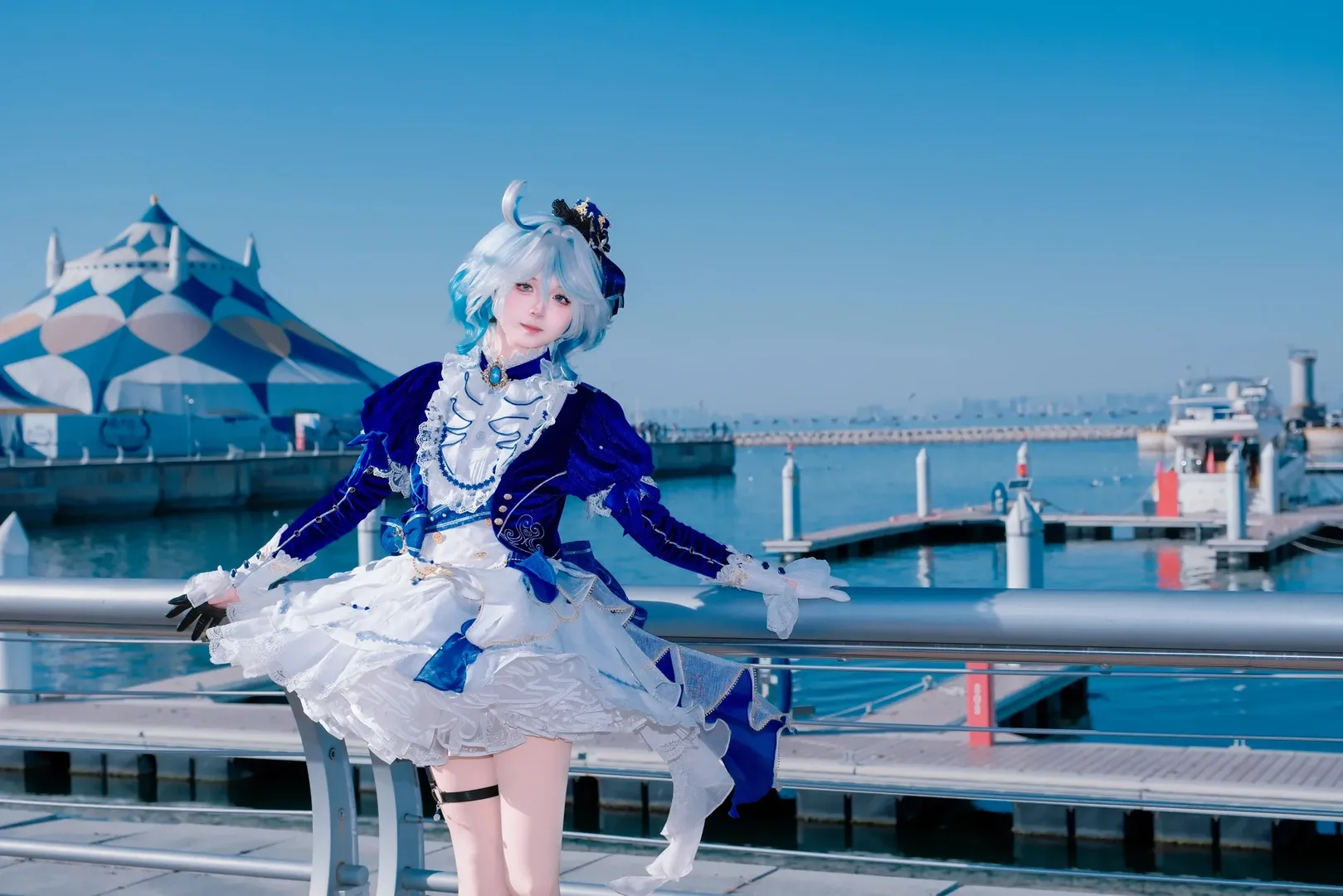 【芙宁娜cos】蓝色舞曲的舞台呈现 - 第 5 张