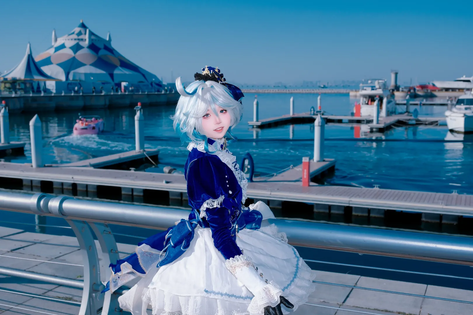 【芙宁娜cos】蓝色舞曲的舞台呈现 - 第 6 张