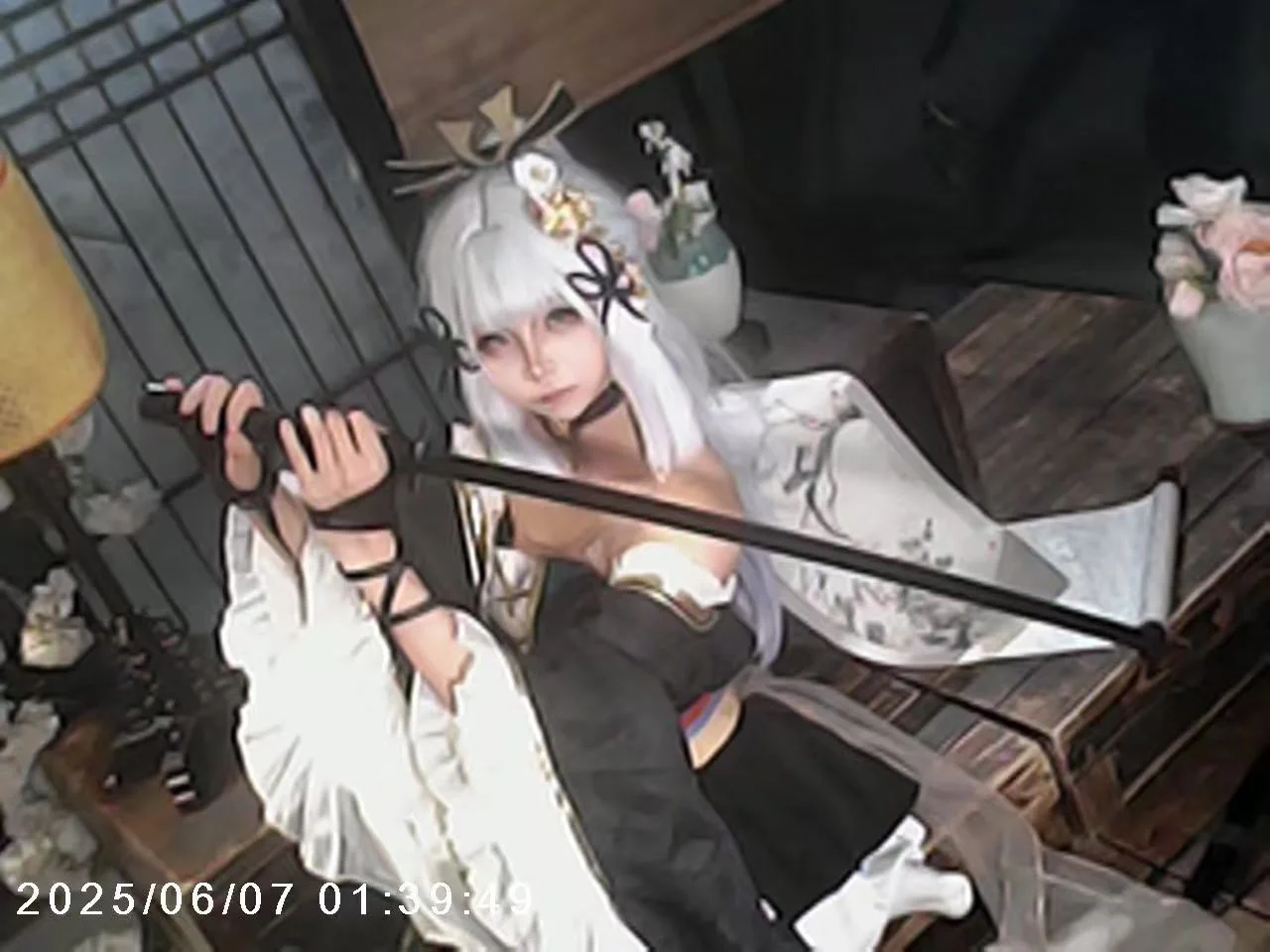 【神里绫华cos】原神黑道千金风，老相机拍出的古早神韵