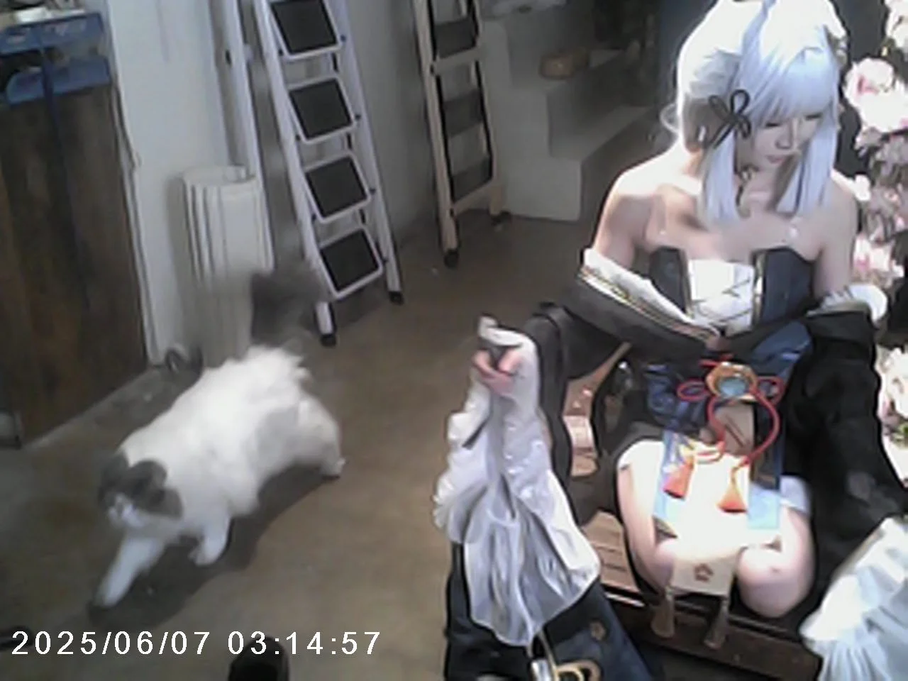 【神里绫华cos】原神黑道千金风，老相机拍出的古早神韵 - 第 9 张