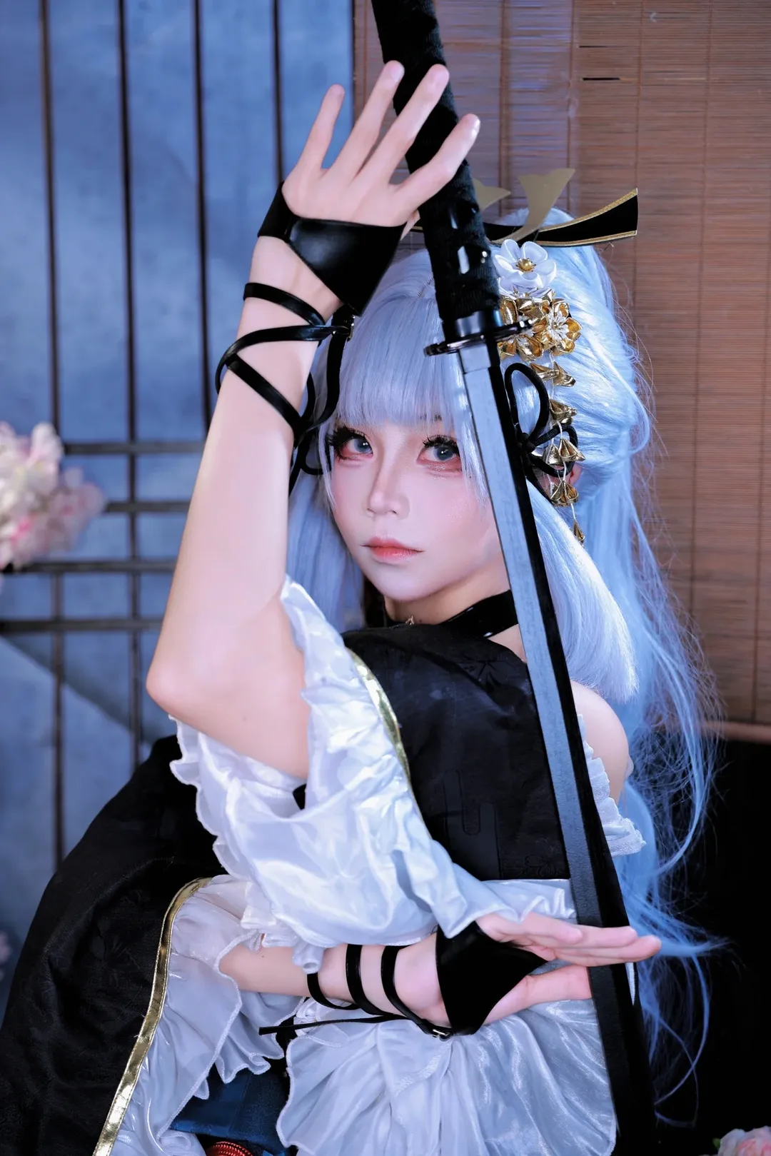 【神里绫华cos】黑道千金的刀光与冷艳 - 第 2 张