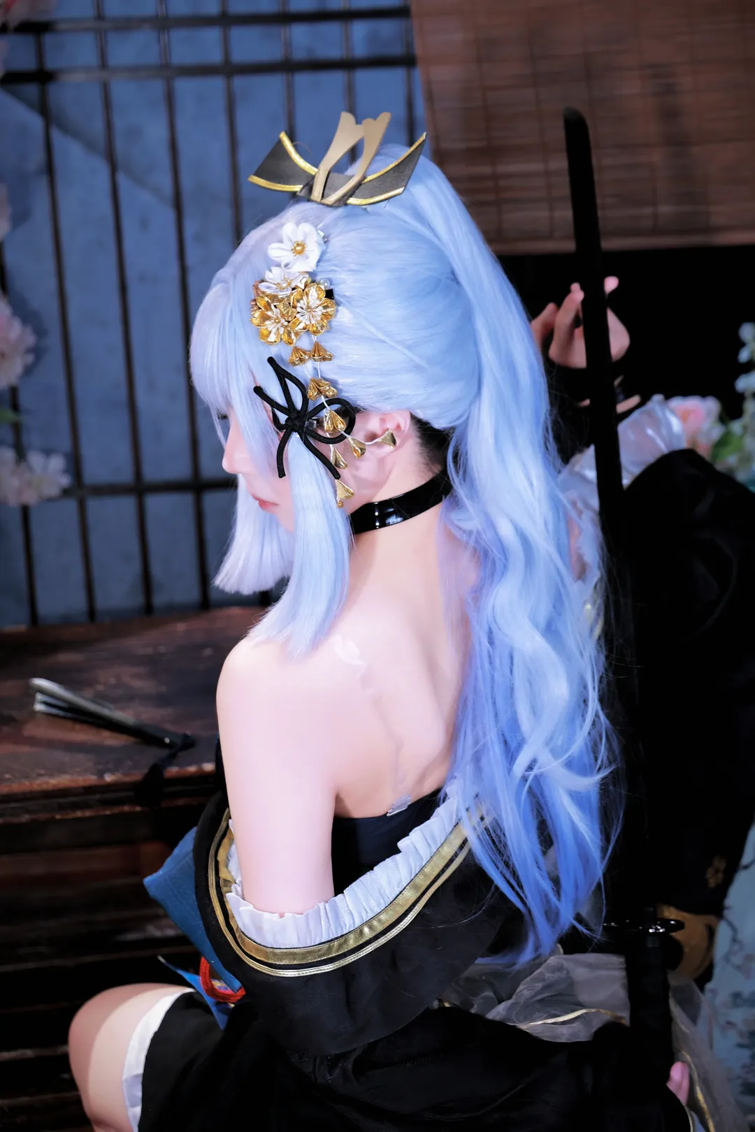 【神里绫华cos】黑道千金的刀光与冷艳 - 第 7 张