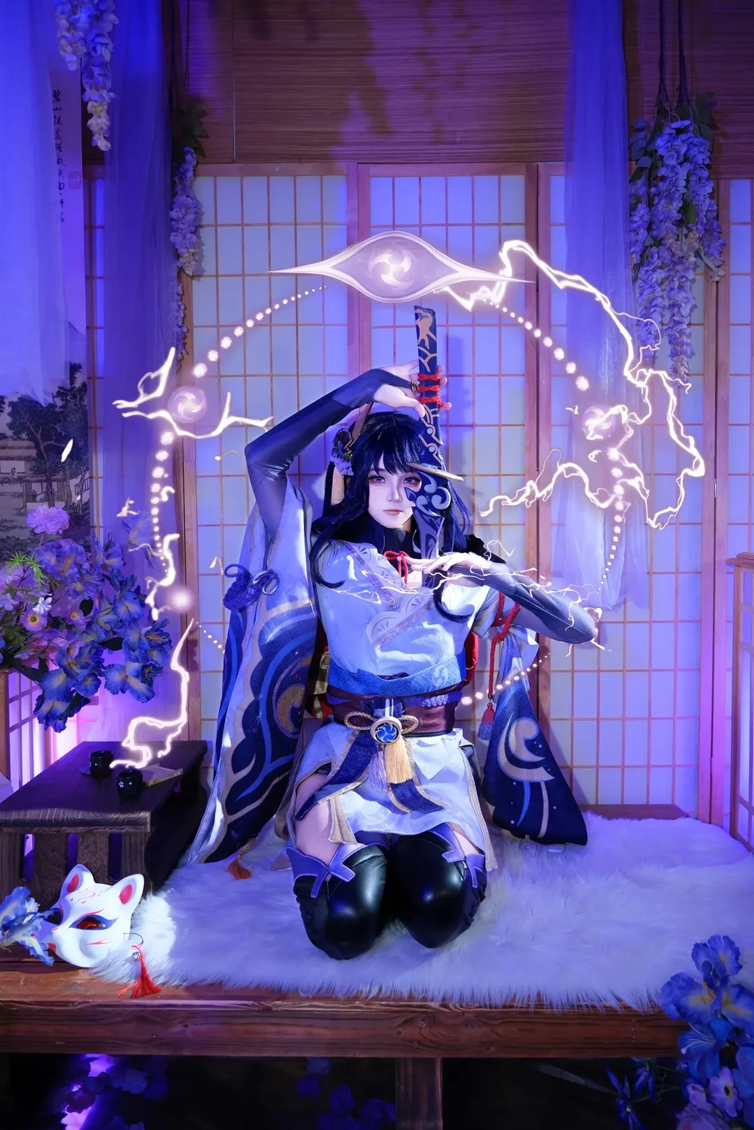 【雷電將軍cos】稻妻的雷光，一刀斬斷煩惱 - 第 1 張