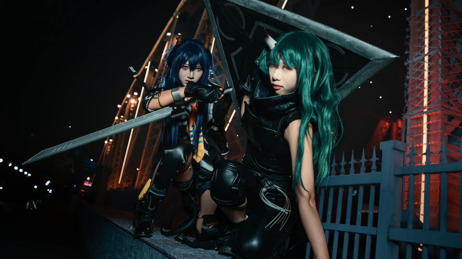 【陈晖洁&星熊cos】龙门近卫局的夜巡时刻 - 第 8 张