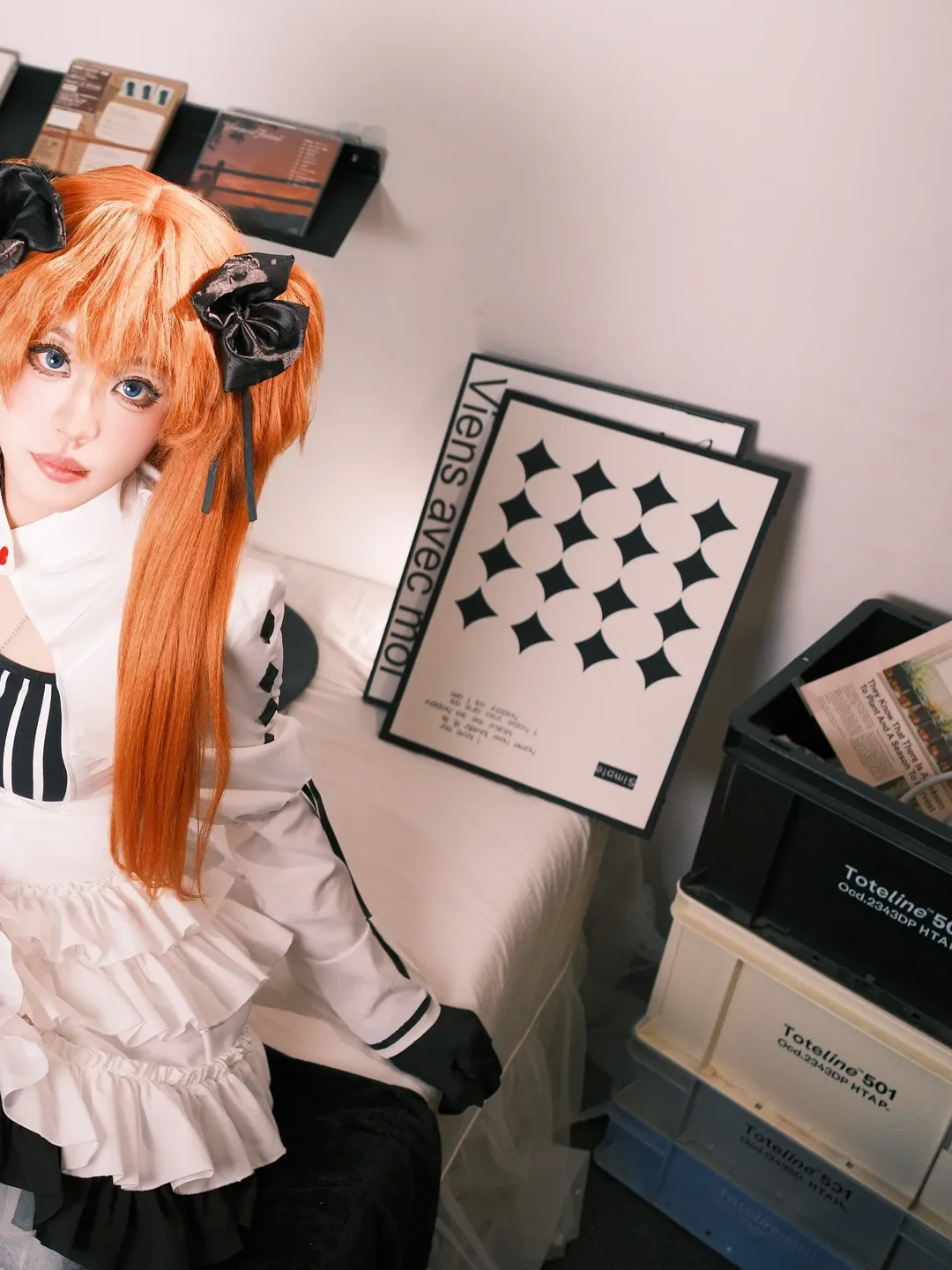 【明日香cos】新世纪福音战士，哥特日历风格魅力十足 - 第 4 张