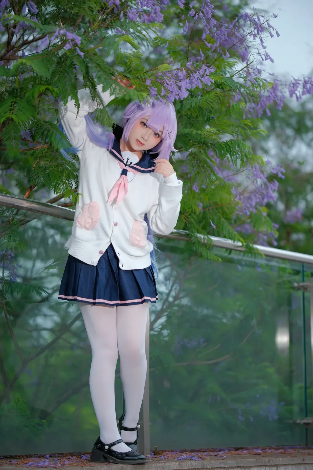 【ユニコーン コスプレ】アズールレーン少女の雨上がりジャカランダの瞬間 - 1 枚目