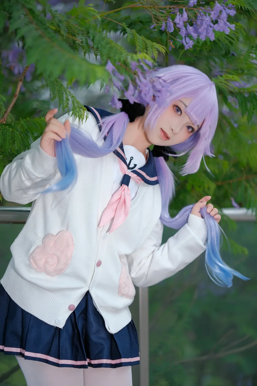 【ユニコーン コスプレ】アズールレーン少女の雨上がりジャカランダの瞬間 - 3 枚目