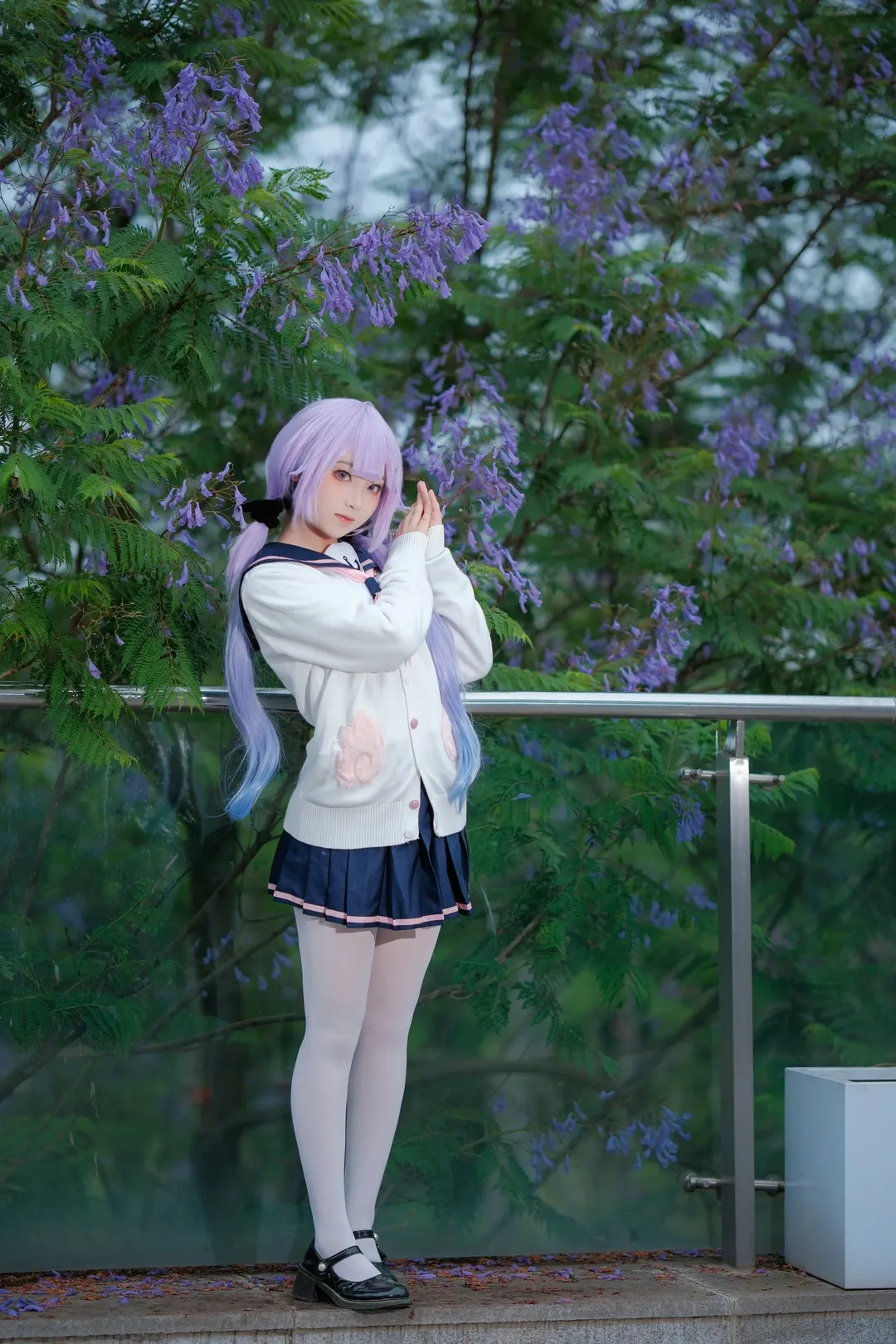 【ユニコーン コスプレ】アズールレーン少女の雨上がりジャカランダの瞬間 - 4 枚目