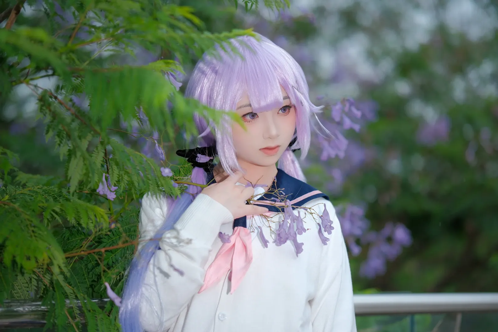 【ユニコーン コスプレ】アズールレーン少女の雨上がりジャカランダの瞬間 - 5 枚目