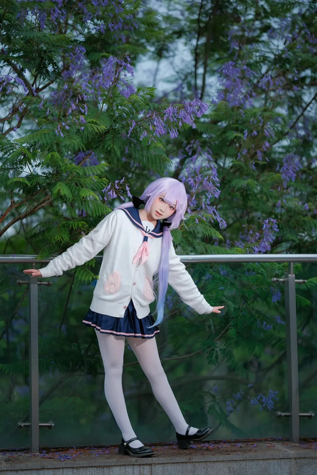 【ユニコーン コスプレ】アズールレーン少女の雨上がりジャカランダの瞬間 - 6 枚目