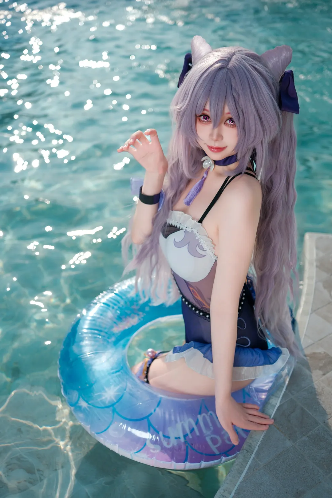 【刻晴cos】玉衡星的夏日水上乐章 - 第 1 张