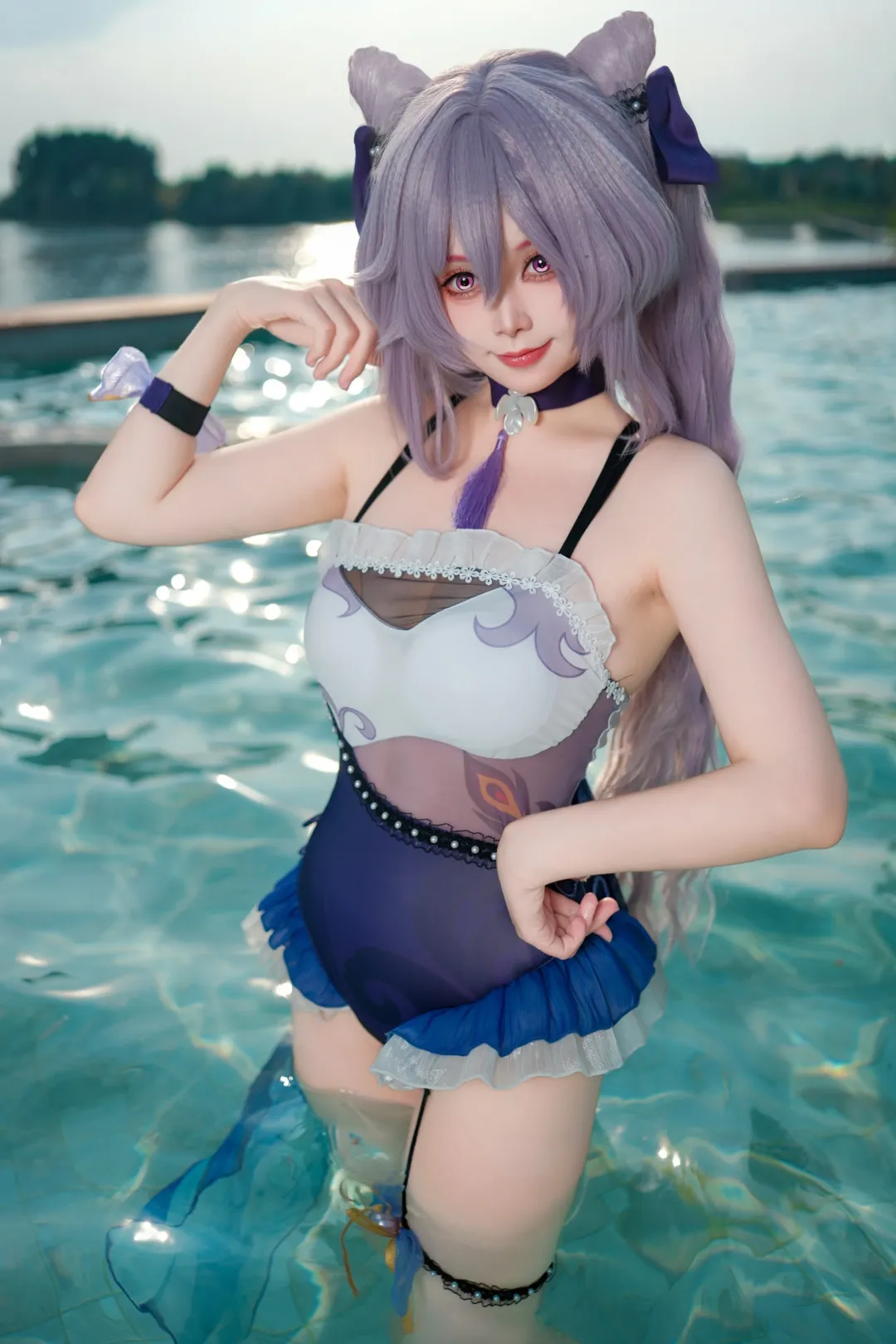 【刻晴cos】玉衡星的夏日水上乐章 - 第 2 张