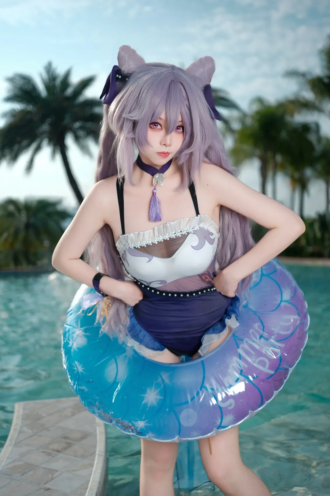 【刻晴cos】玉衡星的夏日水上乐章 - 第 3 张