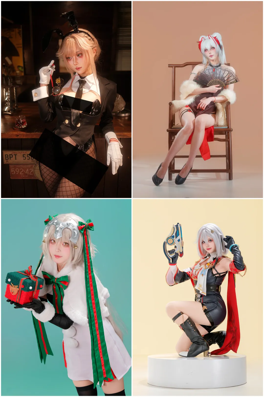 周末双休日的Cosplay摄影日常，棚拍与户外的创作记录