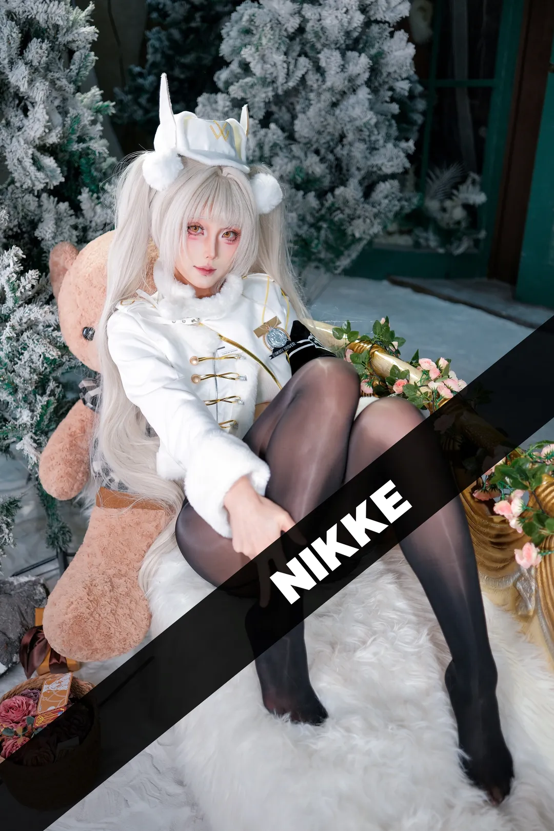 【白兔布兰儿cos】胜利女神新的希望，冬日雪景里的白兔