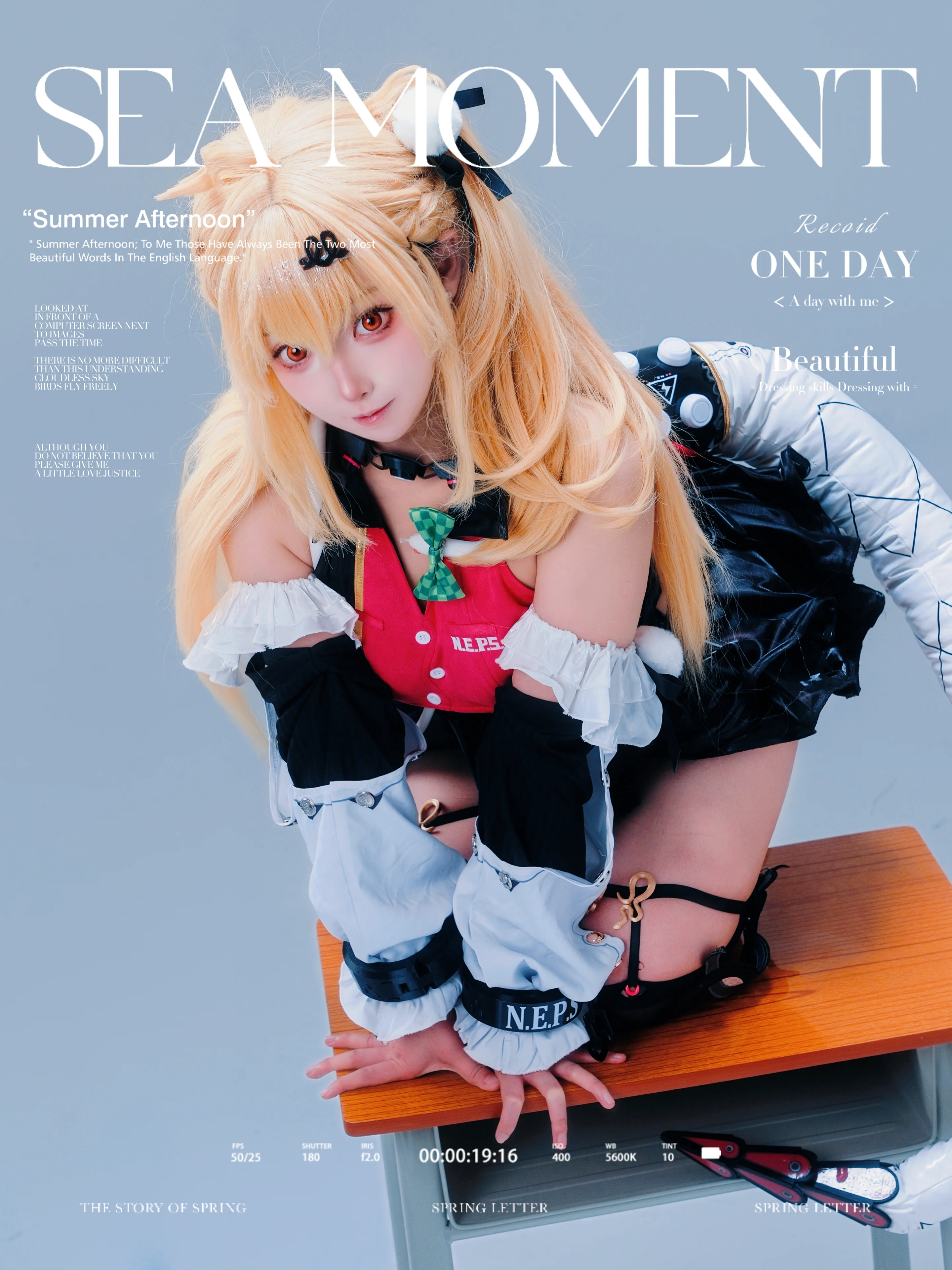 【希希芙cos】绝区零里的色彩碰撞，这套服装细节很戳我 - 第 1 张