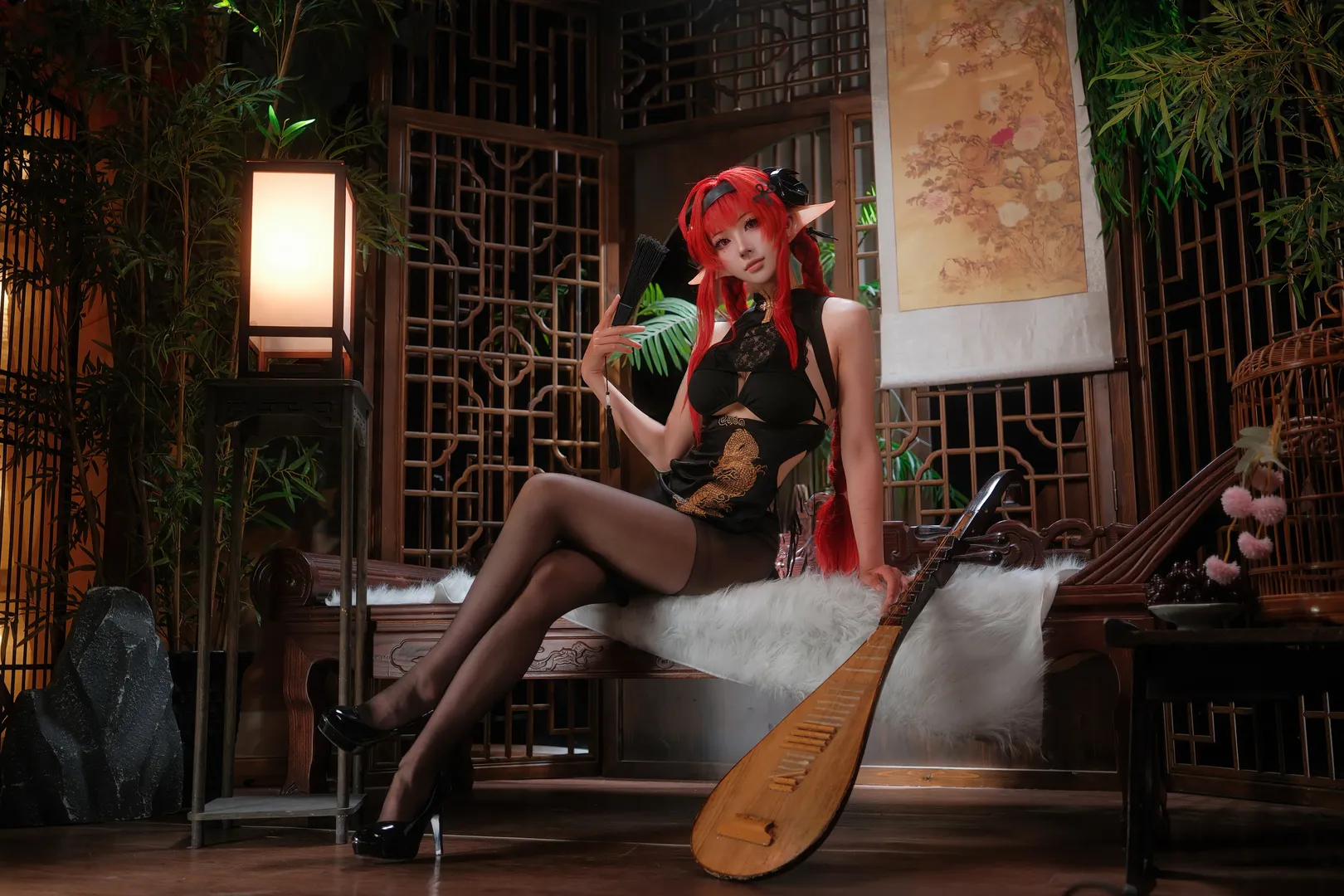 【希尔德加德cos】碧蓝航线旗袍造型，演绎铁血支配之舞 - 第 2 张