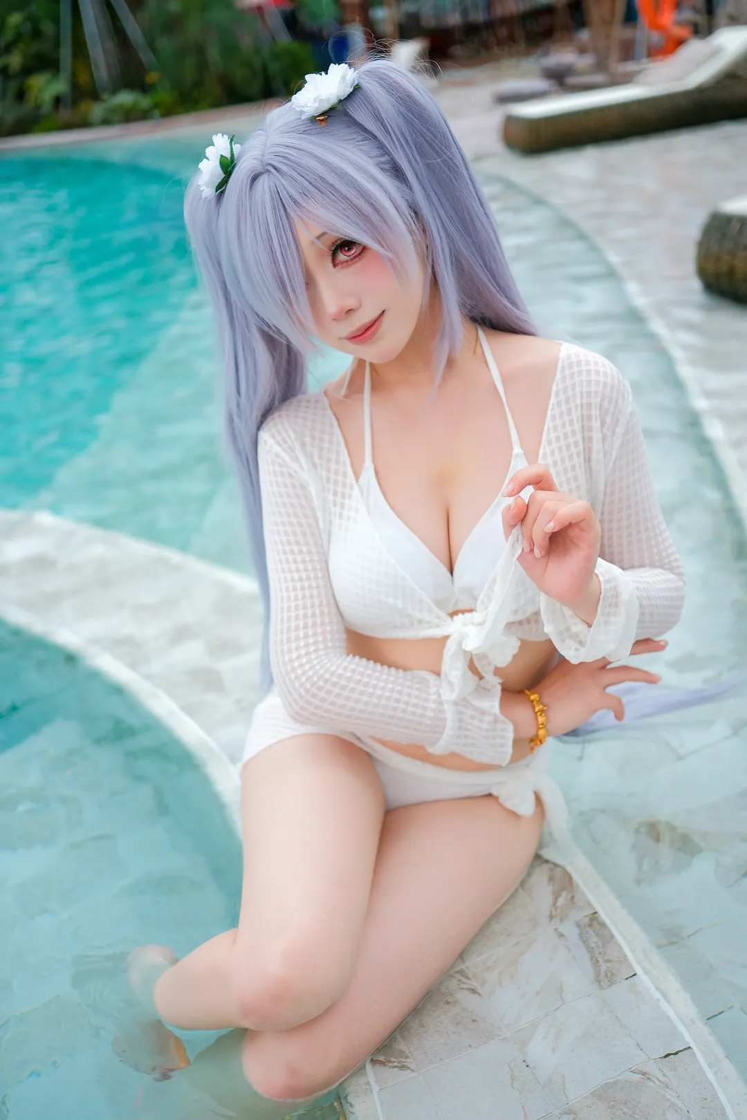 【灰姑娘cos】胜利女神，夏日泳装特别呈现 - 第 1 张
