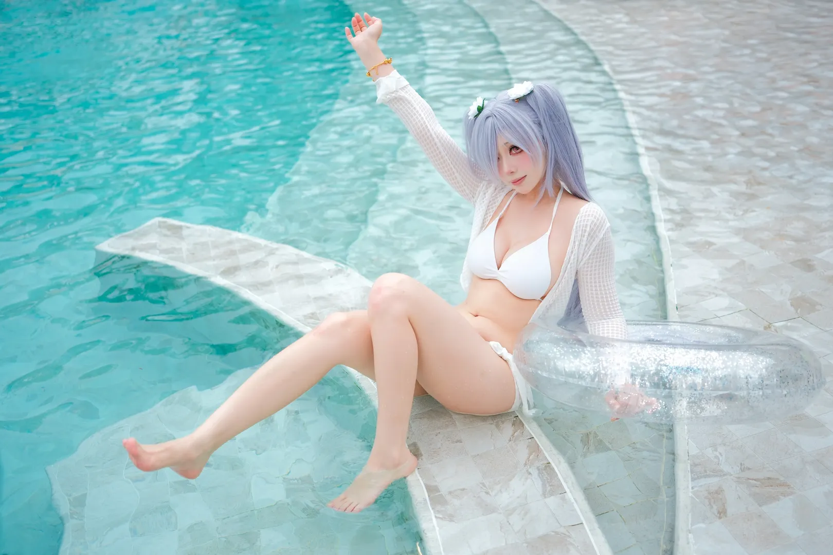 【灰姑娘cos】胜利女神，夏日泳装特别呈现