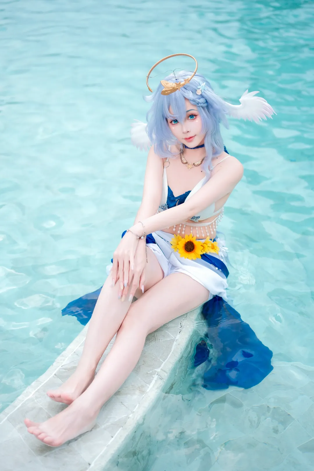 【知更鸟cos】星穹铁道泳装写真拍摄记录 - 第 3 张