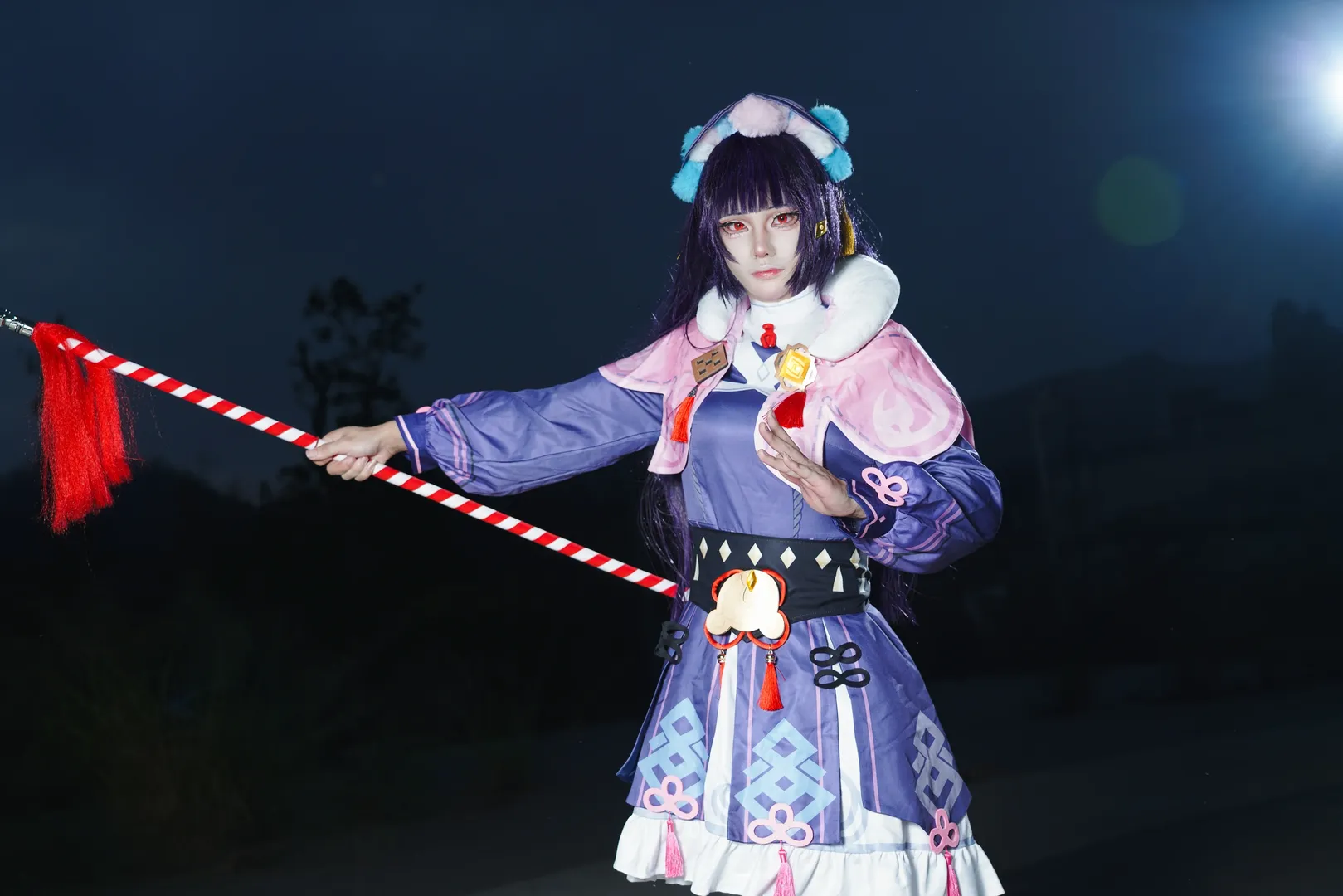【云堇cos】台山夜色中的神女劈观 - 第 2 张