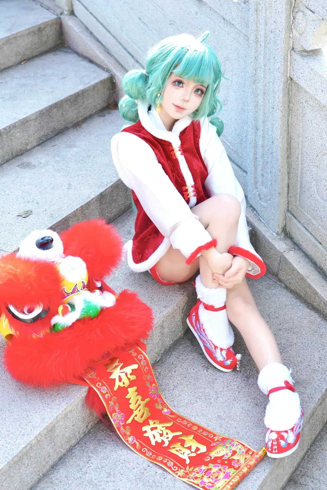【初音未来cos】新春舞狮马年鸿运来 - 第 4 张