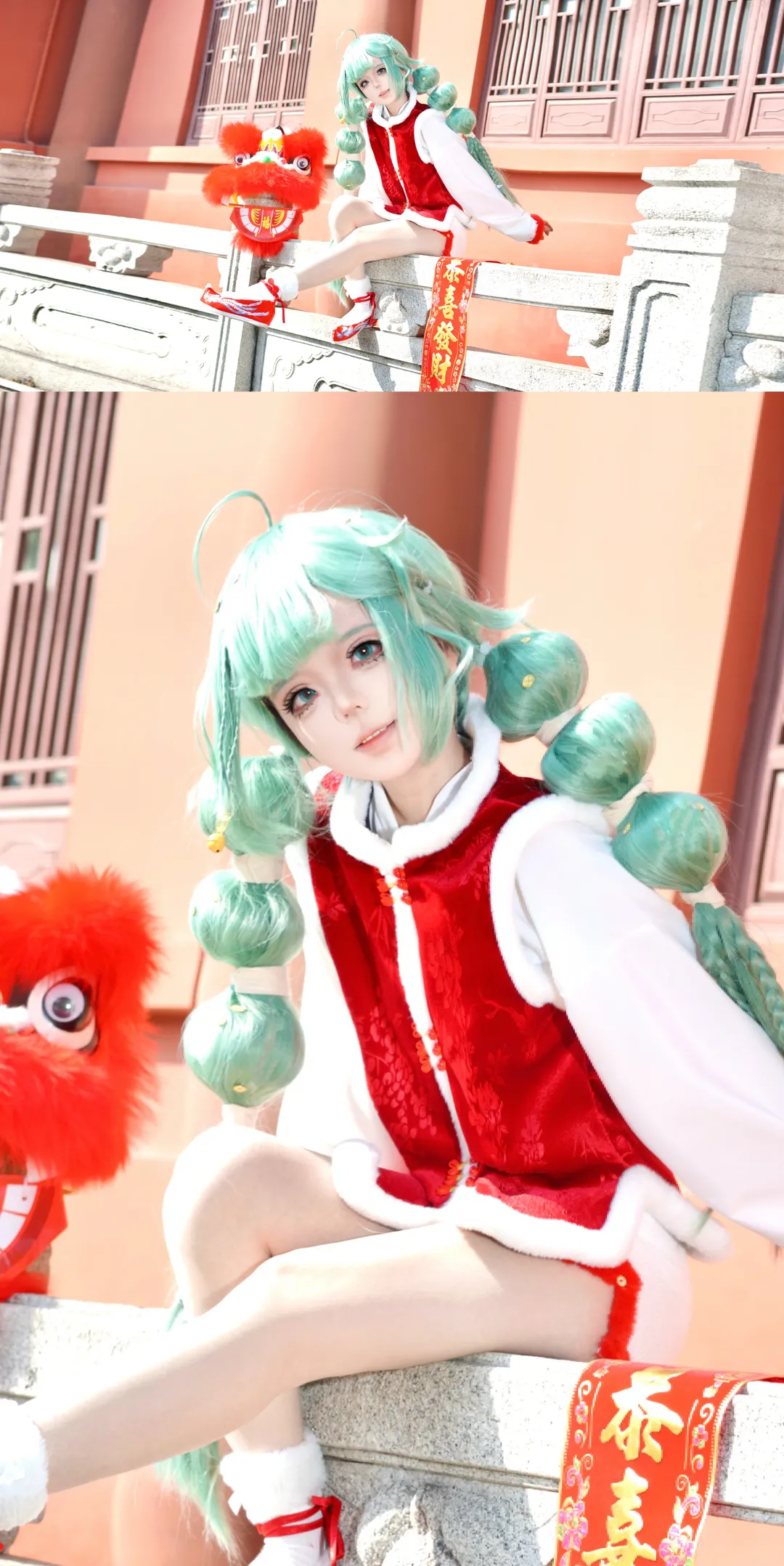 【初音未来cos】新春舞狮马年鸿运来 - 第 6 张