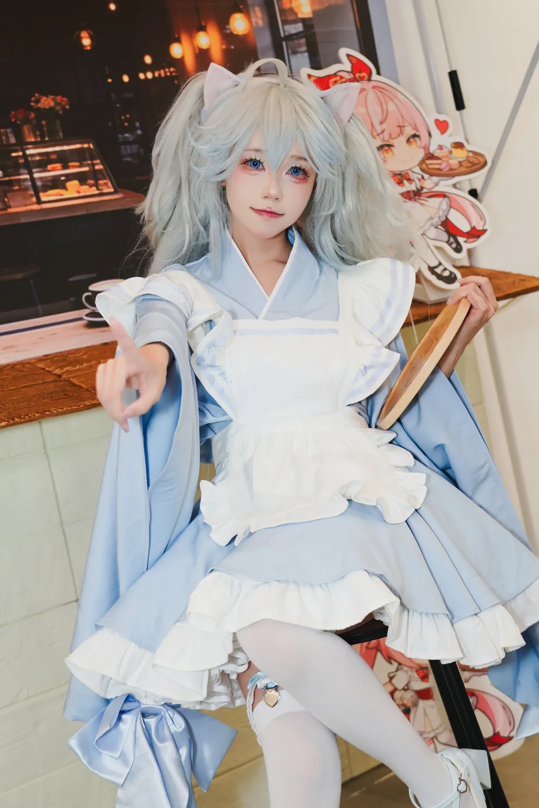 【伊芙cos】芙娅之魂的午后时光，猫耳女仆等你来访