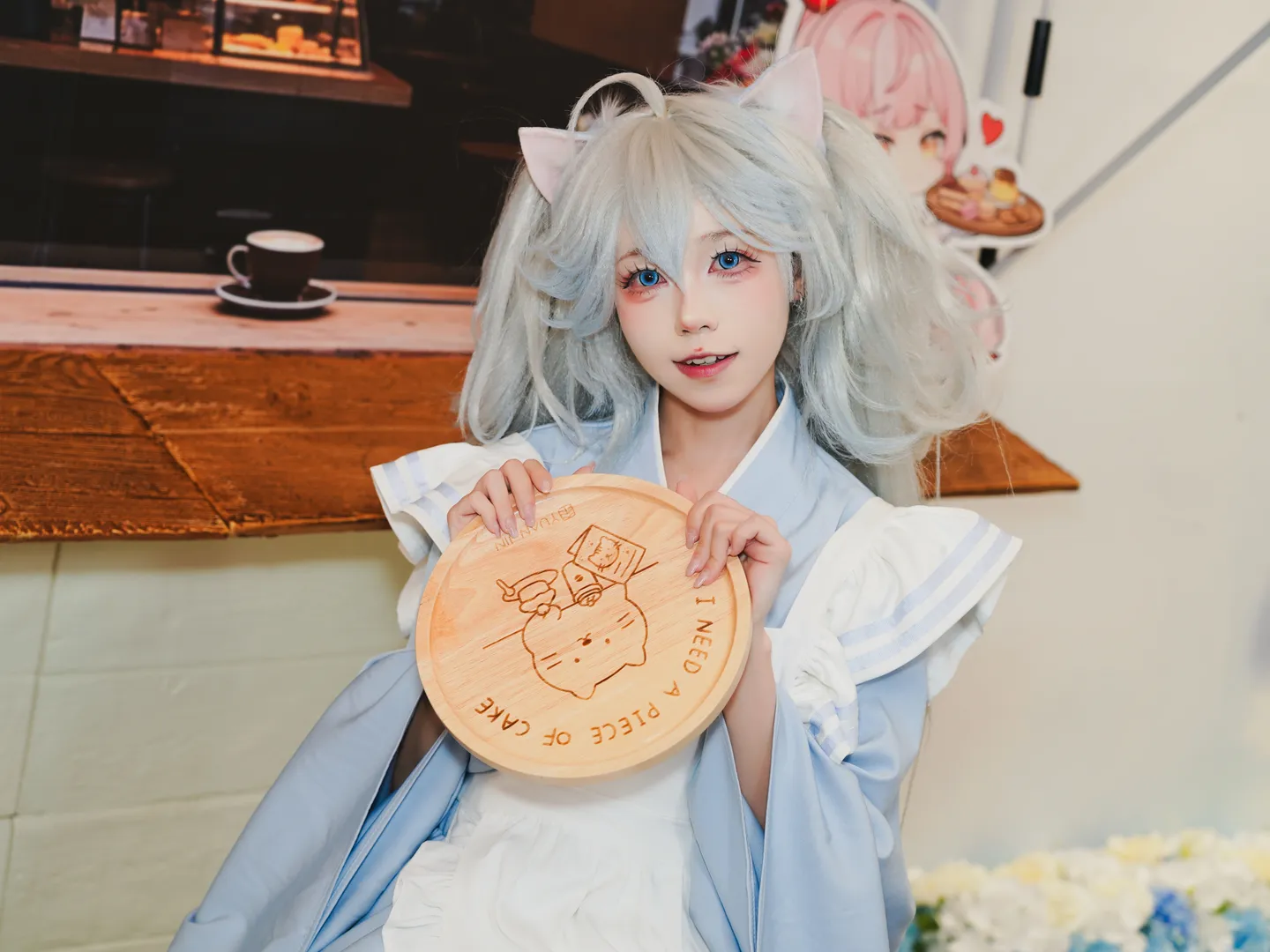 【伊芙cos】芙娅之魂的午后时光，猫耳女仆等你来访 - 第 2 张