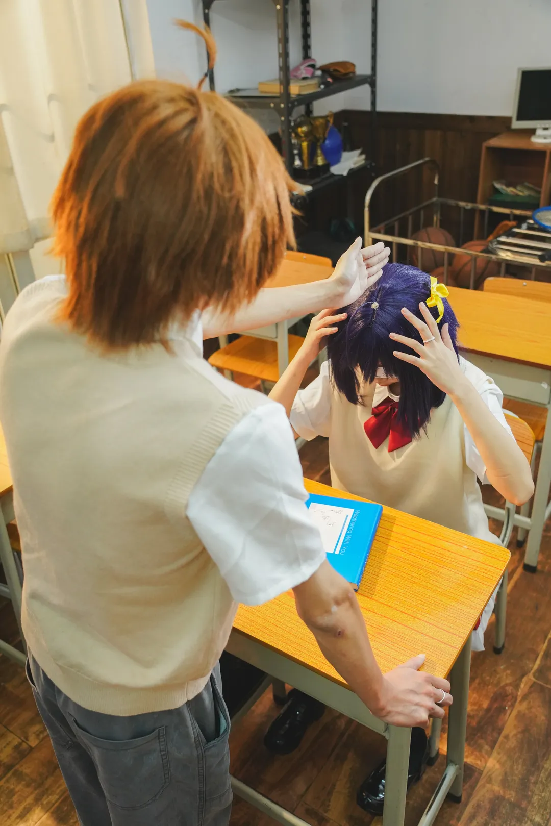 【六花cos】中二病也要谈恋爱，七夕的教室日常 - 第 5 张