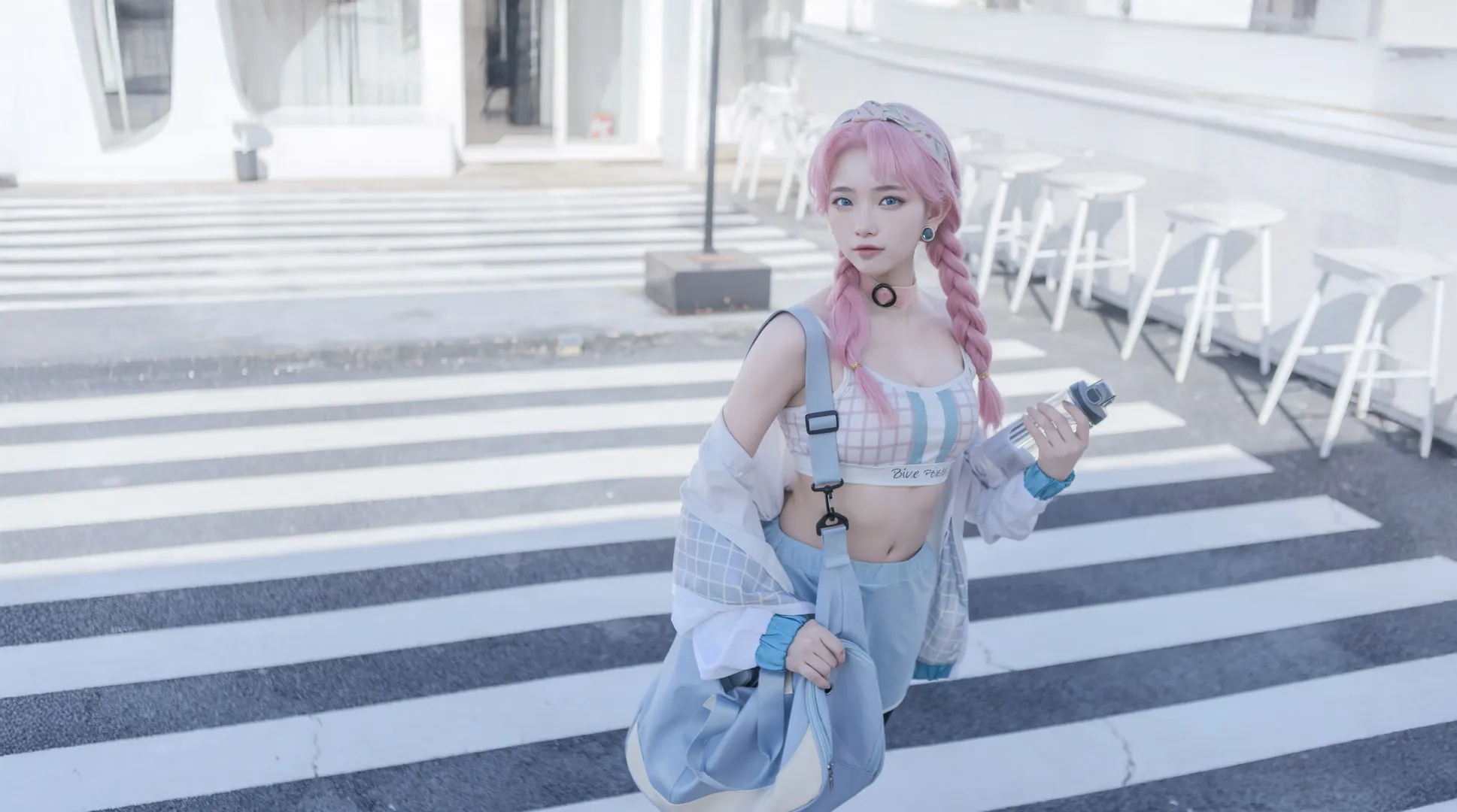 【蓝毒cos】明日方舟浅滩律动运动风拍摄记录 - 第 1 张