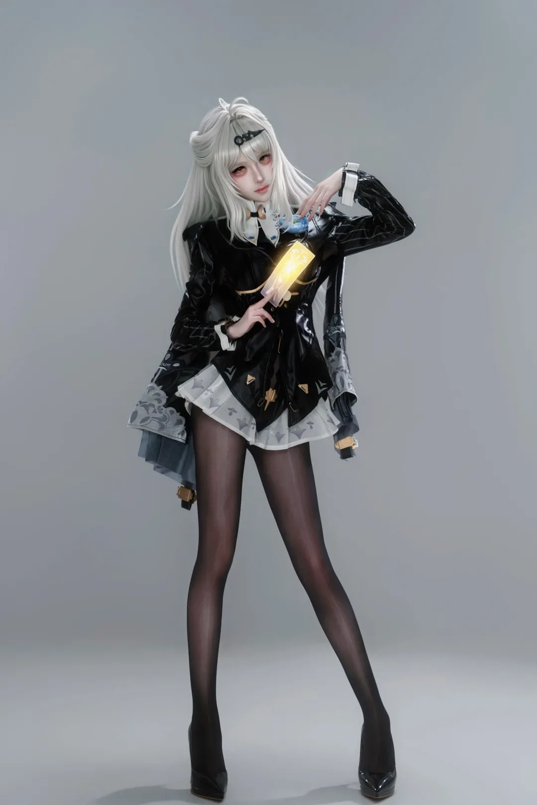 【仪玄cos】绝区零里墨形影踪的造型，这套称呼该怎么叫