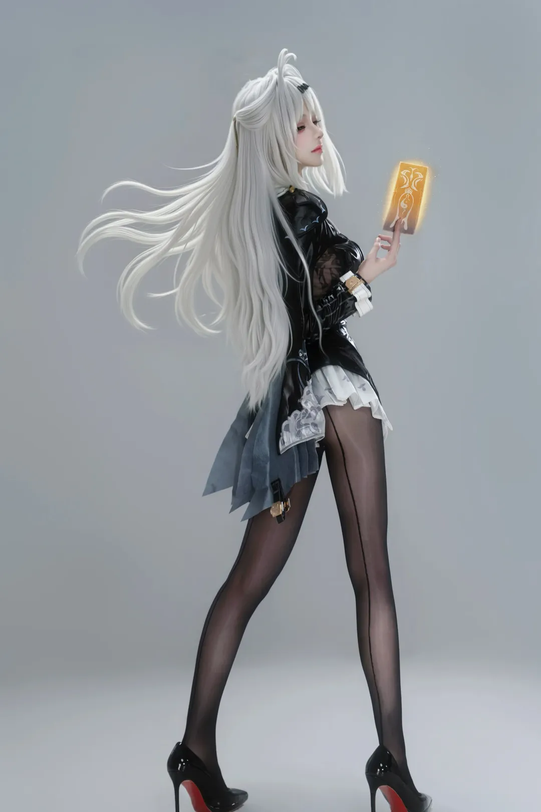 【仪玄cos】绝区零里墨形影踪的造型，这套称呼该怎么叫 - 第 2 张