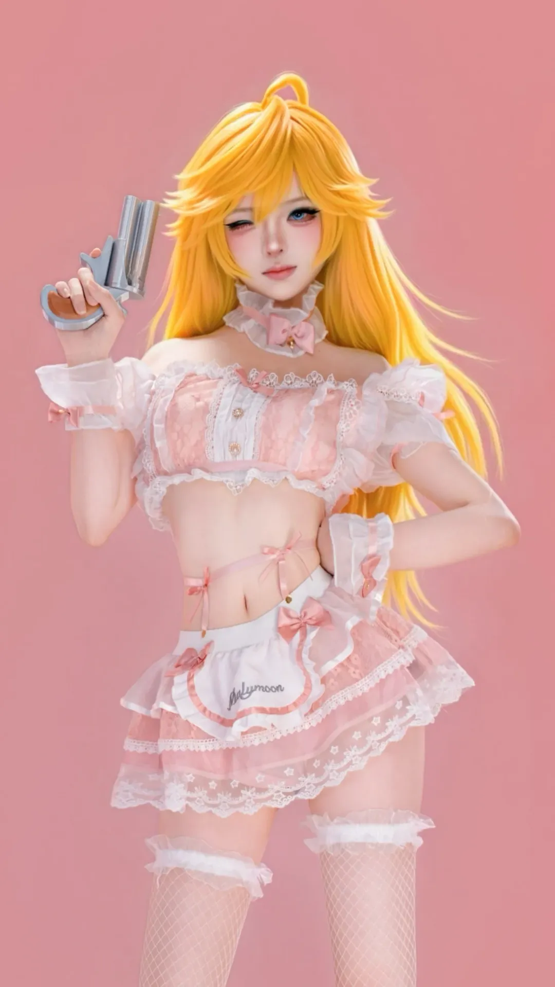 【Pantycos】吊带袜天使私设女仆装 - 第 1 张