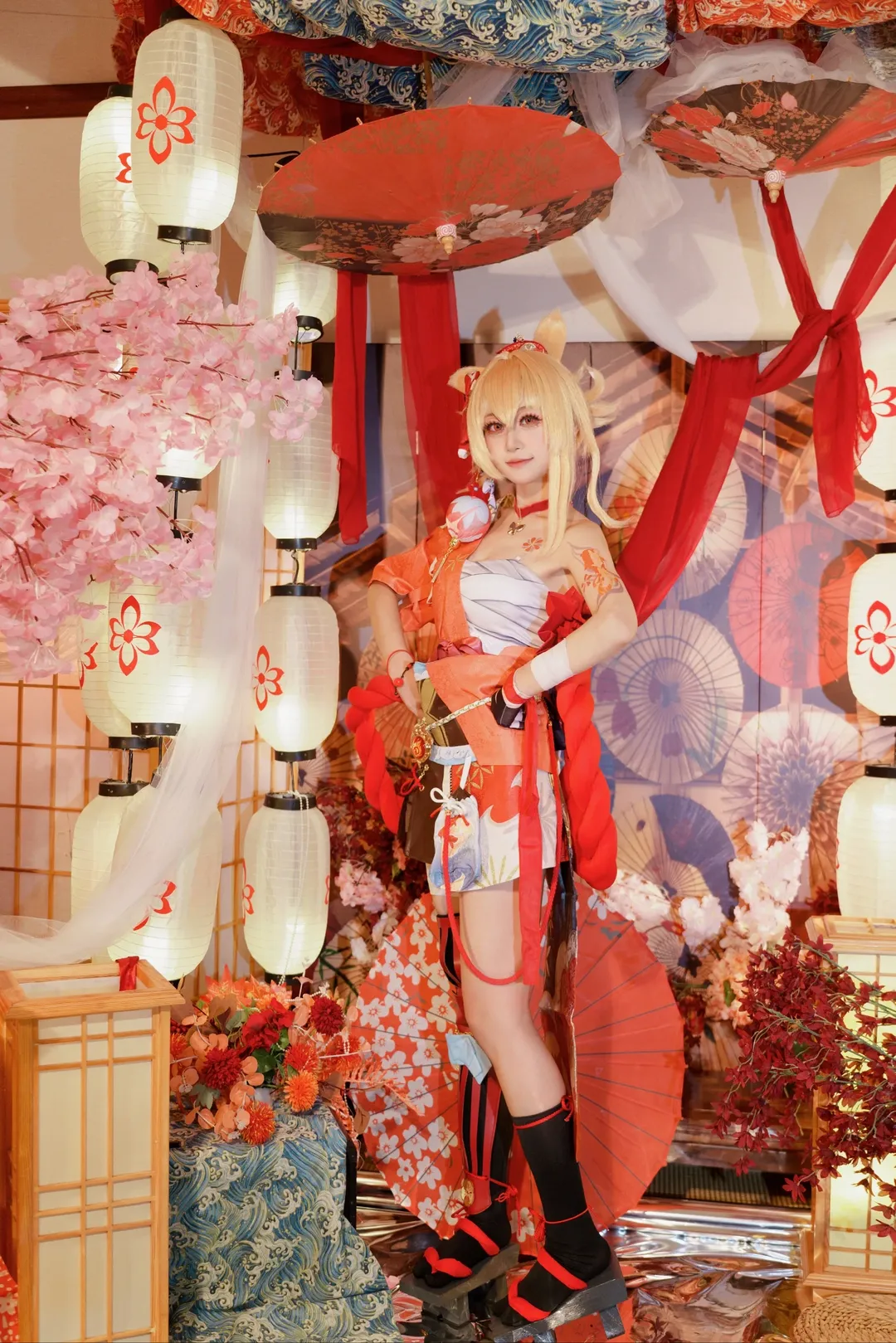 【宵宫cos】花见坂的烟火，夏日祭的完美复刻 - 第 6 张