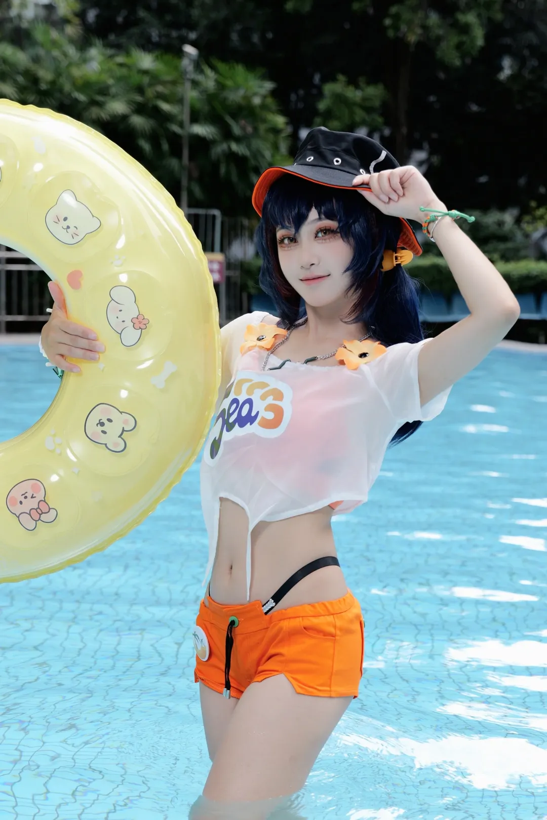 【玲妹cos】绝区零夏日泳装玩水特辑 - 第 3 张