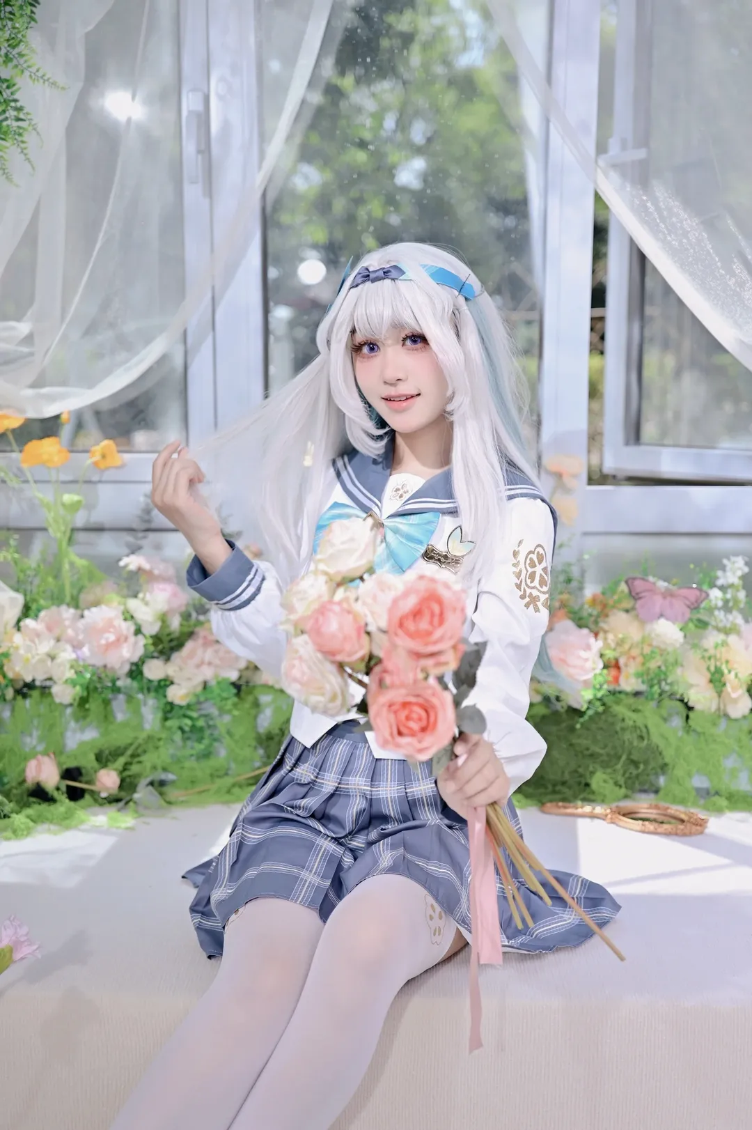 【流萤cos】崩坏星穹铁道，JK春日信步漫游 - 第 4 张