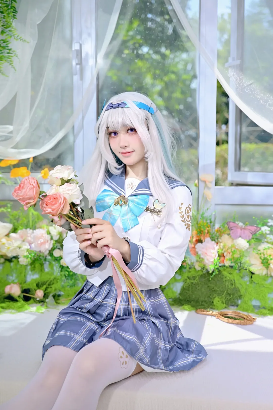 【流萤cos】崩坏星穹铁道，JK春日信步漫游 - 第 5 张
