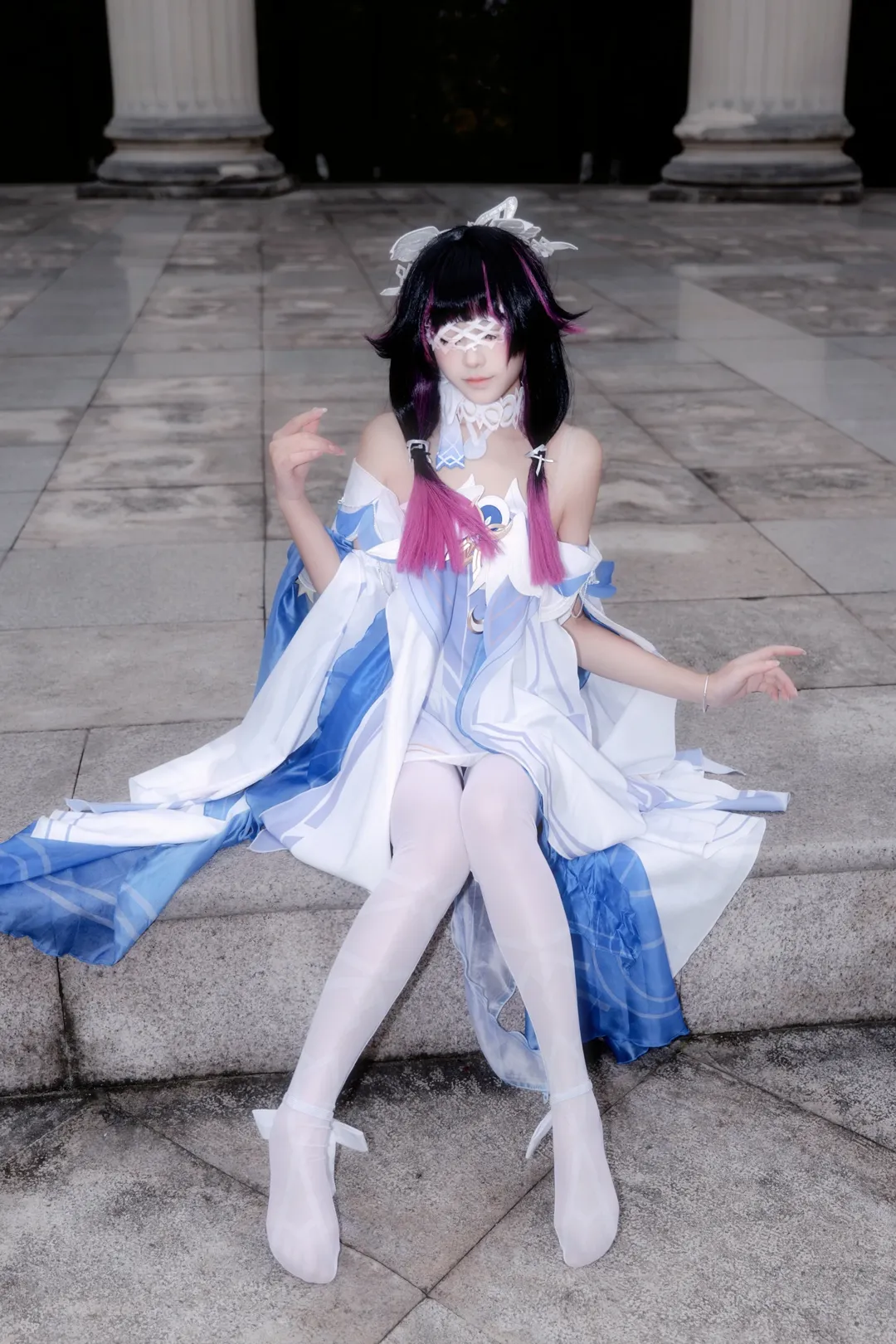 【哥伦比娅cos】原神中的神秘少女，回到月亮上去