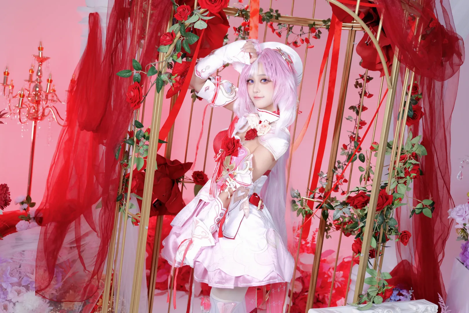 【爱莉希雅cos】玫瑰与笼，爱神的降临 - 第 7 张